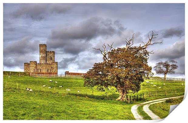 Majestic Tawstock Tower and Castle Print by Mike Gorton
