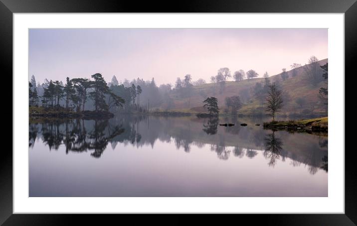 Tarn Hows Lake District Framed Mounted Print by Tim Hill