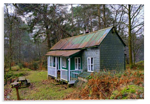 The Woodmans Hut Acrylic by Steve Smith