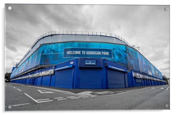 Goodison Park stadium Acrylic by Jason Wells