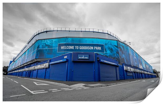 Goodison Park stadium Print by Jason Wells