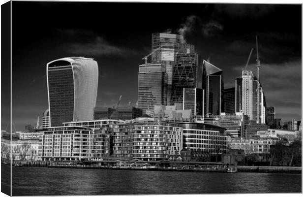 City of London Canvas Print by David French