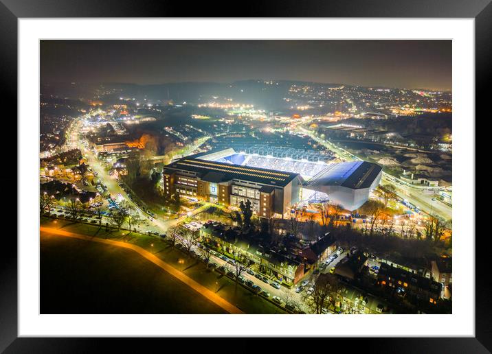 Hillsborough Football Stadium Framed Mounted Print by Apollo Aerial Photography