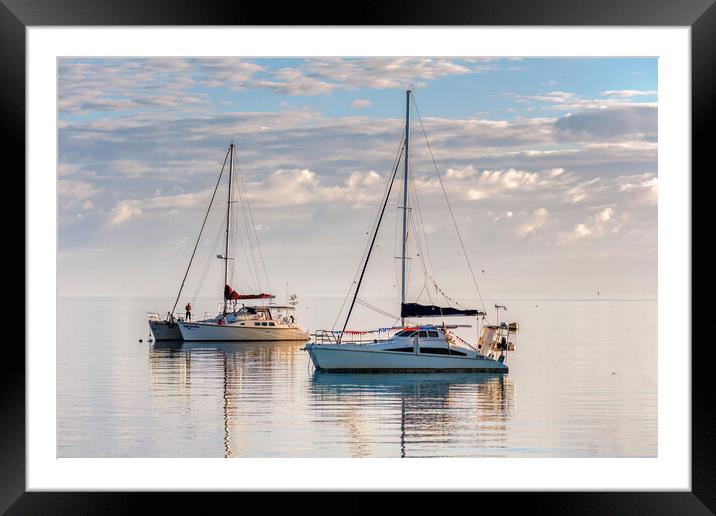 Tranquility Framed Mounted Print by tim miller
