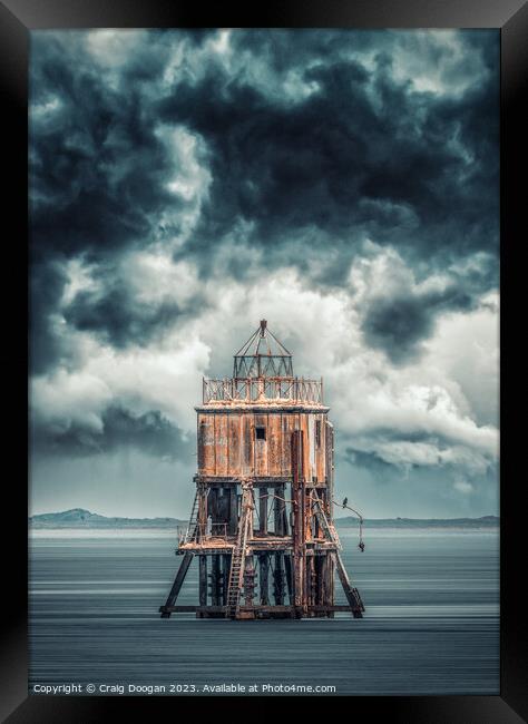 Tayport Pile Lighthouse Framed Print by Craig Doogan