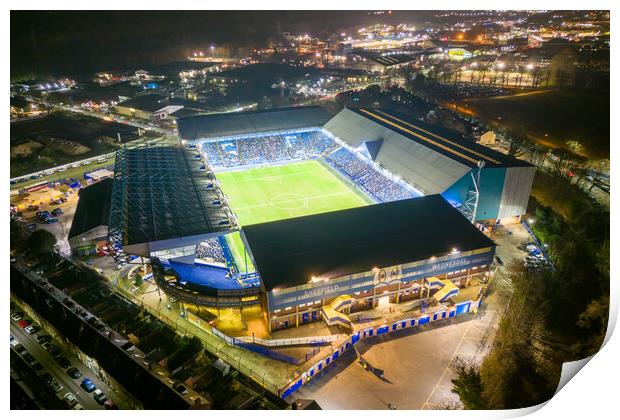 Hillsborough Football Stadium Print by Apollo Aerial Photography