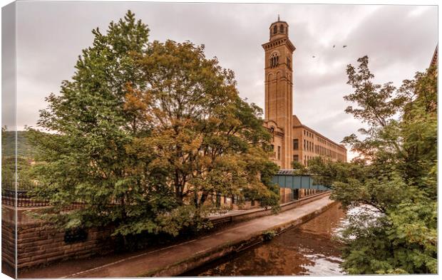 Salts Mill Saltaire Canvas Print by Tim Hill