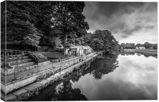 Serenity in Saltaire Canvas Print by Tim Hill