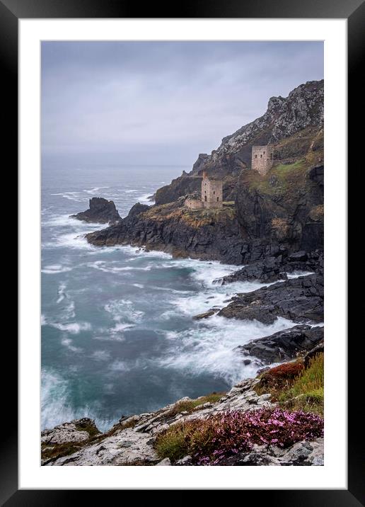 Precarious Beauty of Botallack Mine Framed Mounted Print by Tim Hill