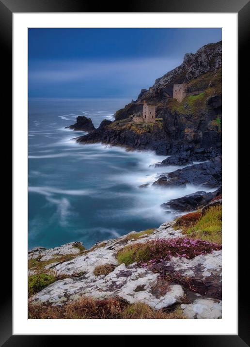 Botallack Mine Cornwall Framed Mounted Print by Tim Hill