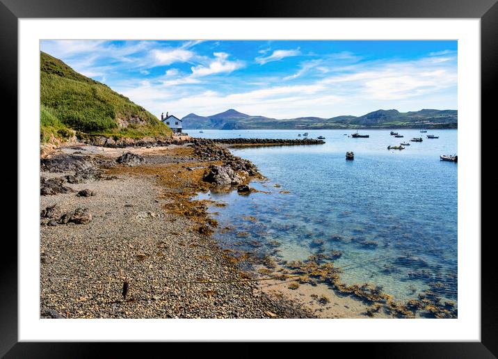 Porthdinllaen Bay North Wales Framed Mounted Print by Tim Hill