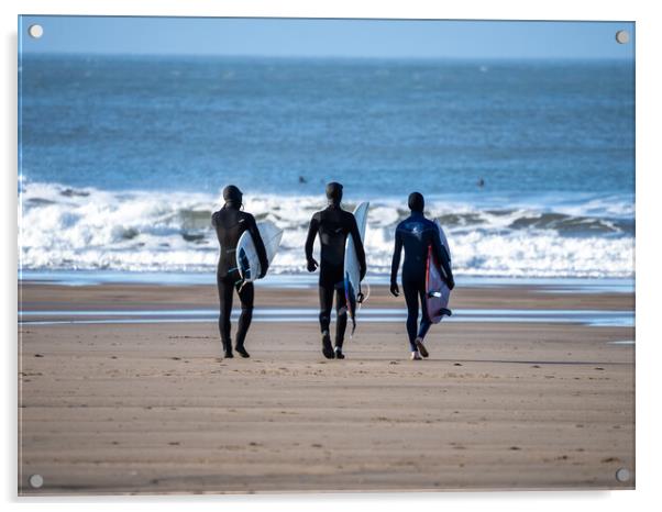 Surf Squad Acrylic by Tony Twyman