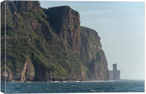 Old Man of Hoy Canvas Print by Peter Bardsley