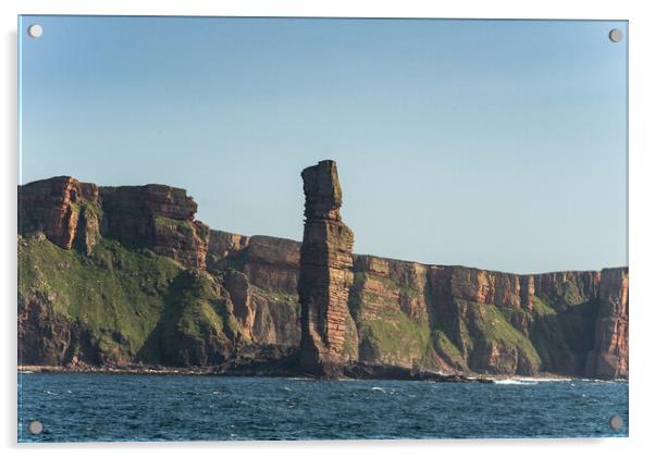 The Old Man of Hoy Acrylic by Peter Bardsley