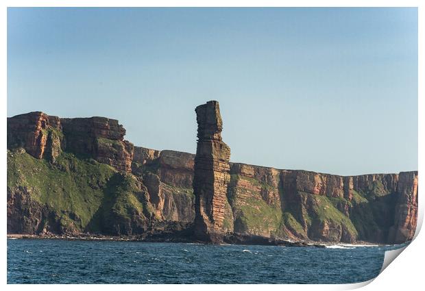 The Old Man of Hoy Print by Peter Bardsley