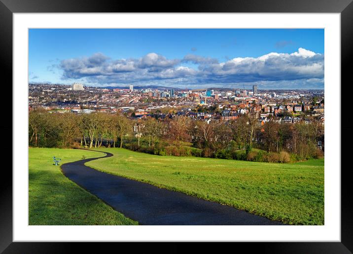 Turners View, Sheffield Framed Mounted Print by Darren Galpin