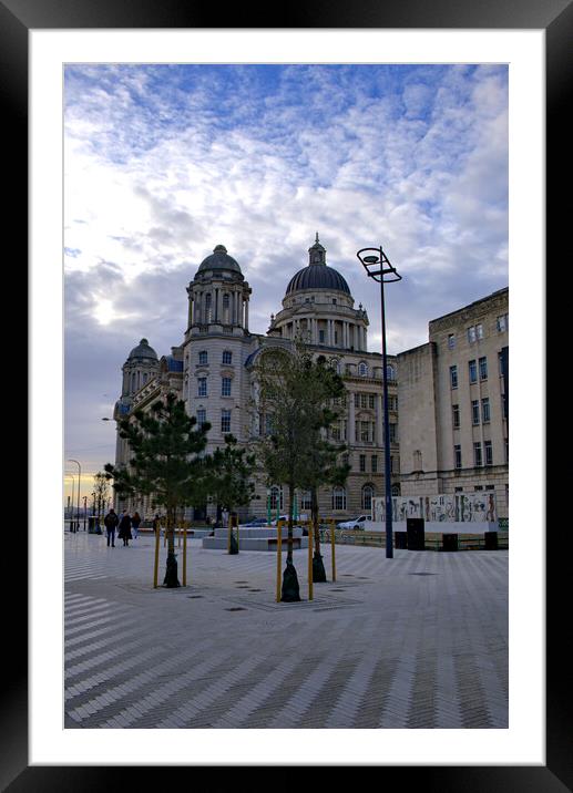 Early Morning Liverpool Framed Mounted Print by Steve Smith