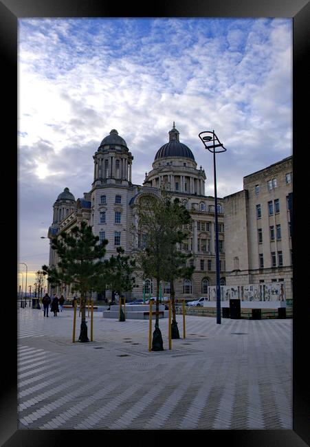 Early Morning Liverpool Framed Print by Steve Smith