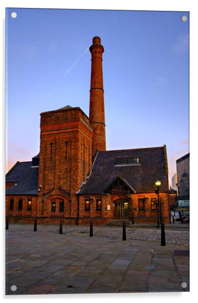 The Pumphouse Liverpool Acrylic by Steve Smith