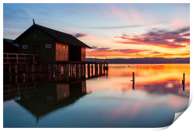 Ammersee, Bavaria, Germany Print by Steve Smith