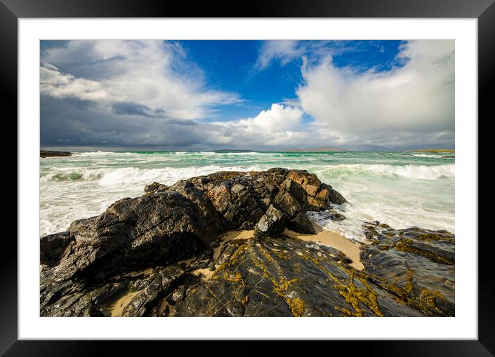 Scarista Isle of Harris Framed Mounted Print by Steve Smith