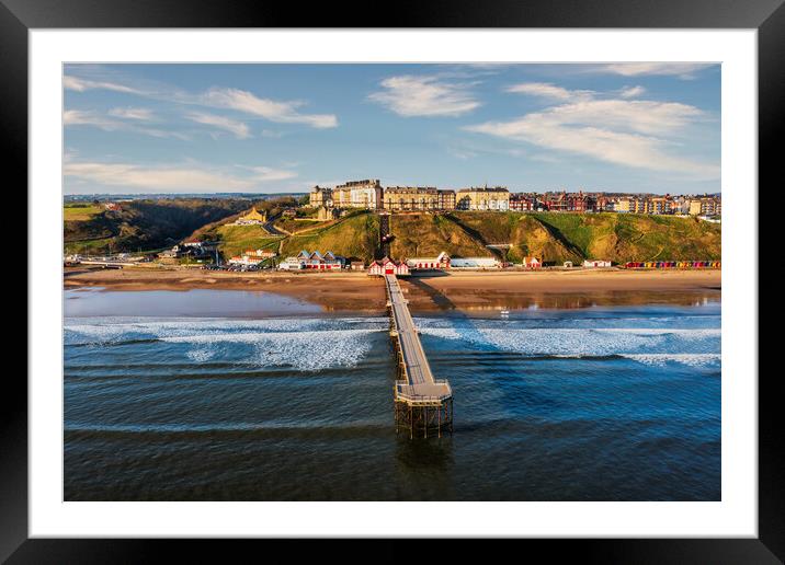 Saltburn by the sea, Yorkshire coast Framed Mounted Print by Tim Hill