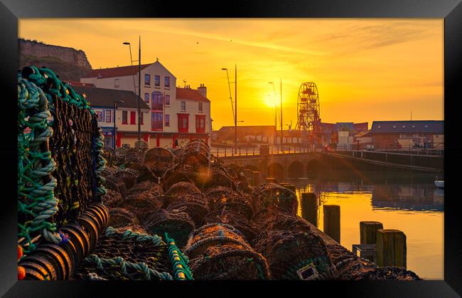 Scarborough Sunrise Framed Print by Tim Hill