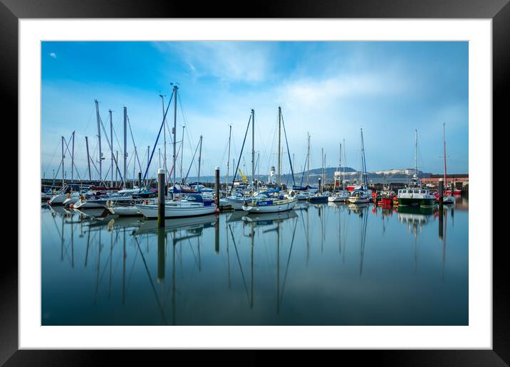 Scarborough Yachting Marina Framed Mounted Print by Tim Hill