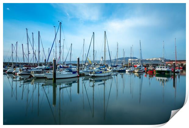 Scarborough Yachting Marina Print by Tim Hill