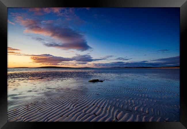 Clachan Sunset Framed Print by Steve Smith