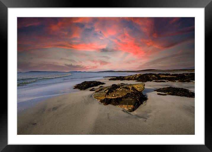 Clachan Sunset Framed Mounted Print by Steve Smith