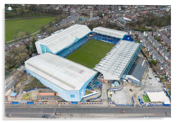 Hillsborough Football Stadium Acrylic by Apollo Aerial Photography