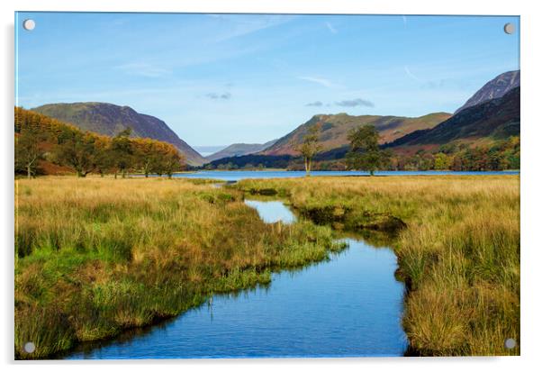 Serenity in Buttermere Acrylic by Steve Smith