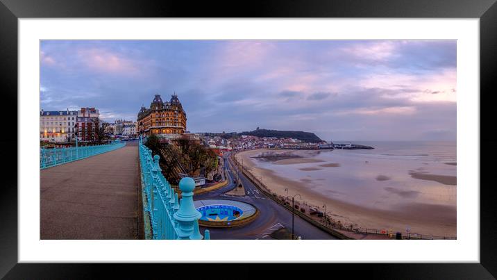 Majestic views of Scarborough Framed Mounted Print by Tim Hill