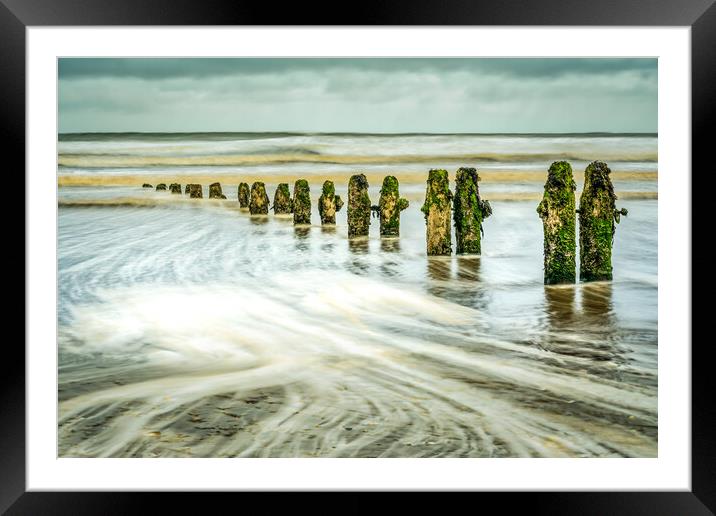 Sandsend Seascape Framed Mounted Print by Tim Hill