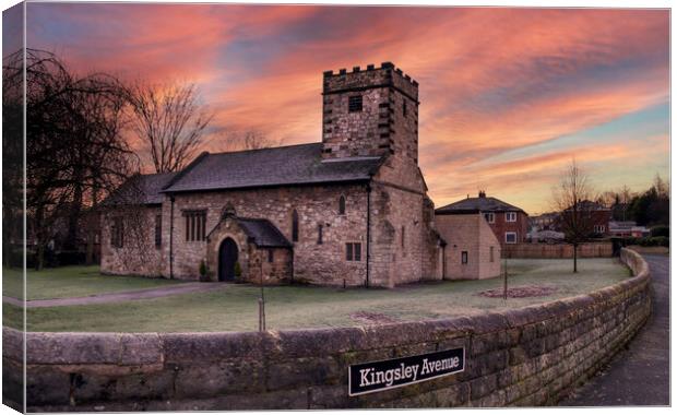 Historic Relocation of St Andrews Church Canvas Print by Tim Hill