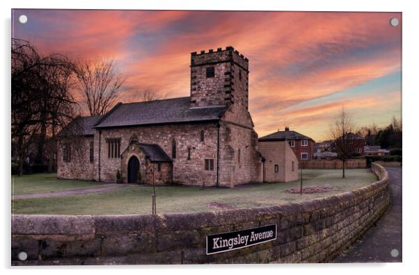 Historic Relocation of St Andrews Church Acrylic by Tim Hill