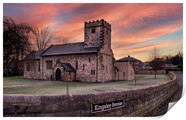 Historic Relocation of St Andrews Church Print by Tim Hill