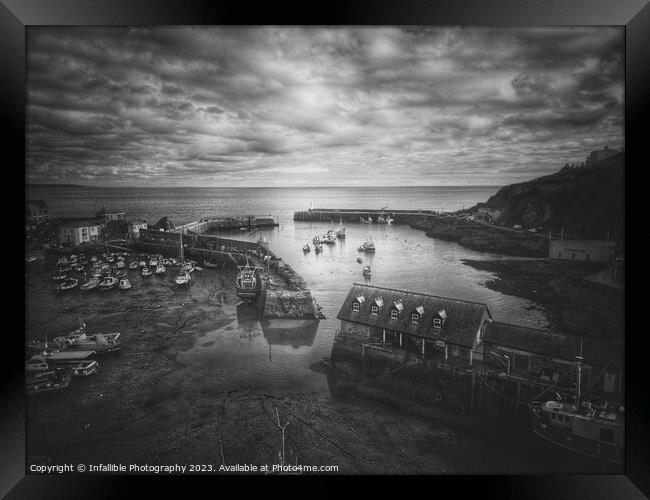 Mevagissey Harbour  Framed Print by Infallible Photography