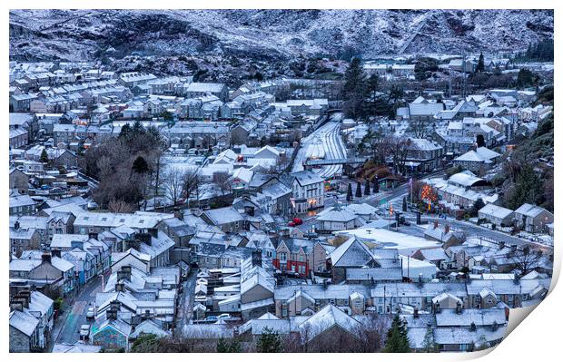 Blaenau Ffestiniog Print by Rory Trappe