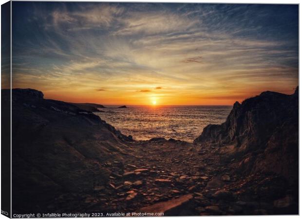 Pentire head Canvas Print by Infallible Photography