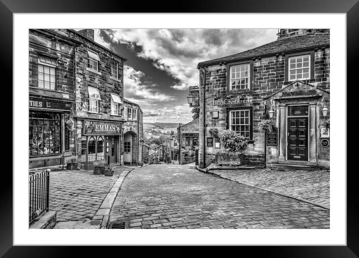 Unleashing the Romanticism of Haworth Framed Mounted Print by Tim Hill
