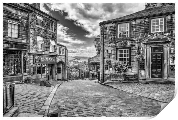 Unleashing the Romanticism of Haworth Print by Tim Hill