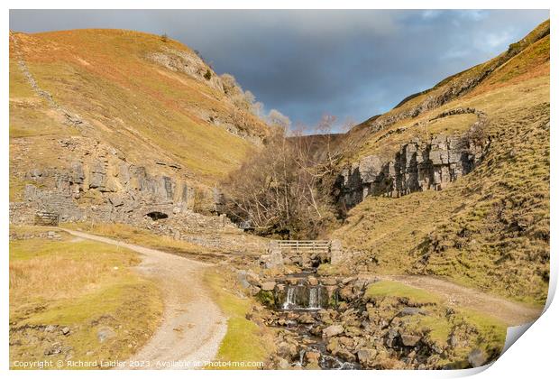 Swinner Gill, Swaledale, Yorkshire Dales Print by Richard Laidler