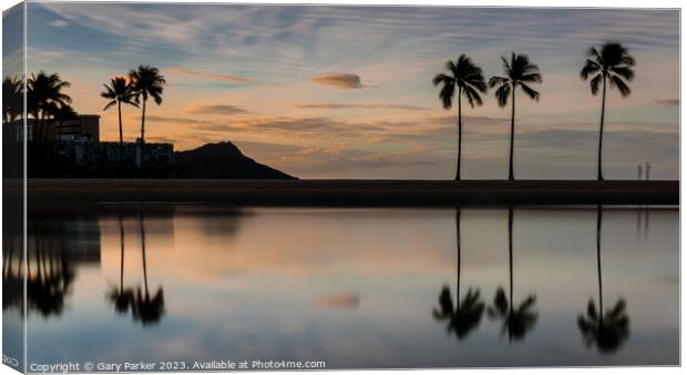 Reflections of Hawaii Canvas Print by Gary Parker