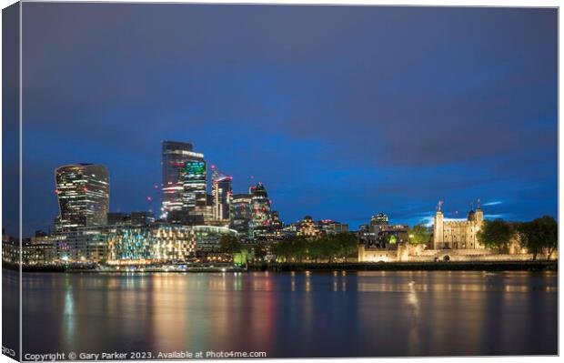 New and Old London Canvas Print by Gary Parker