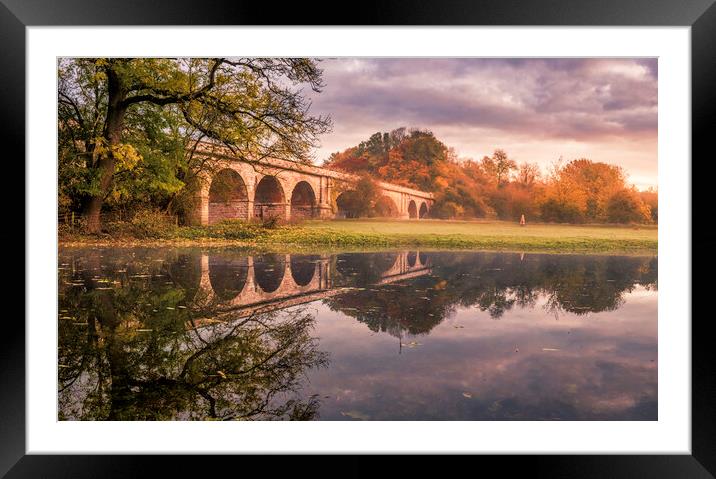 Tadcaster Viaduct Framed Mounted Print by Tim Hill