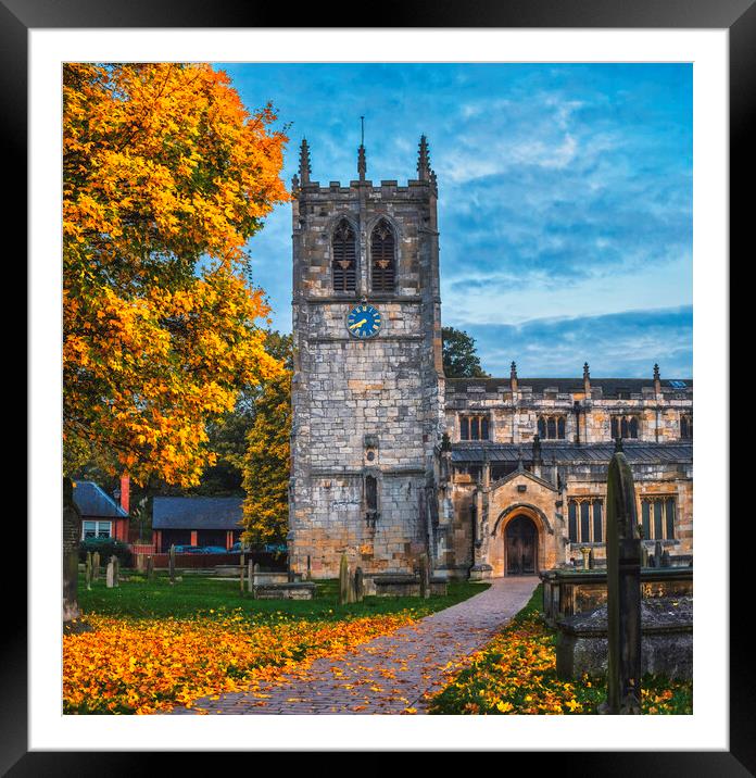 St Marys Church Tadcaster Framed Mounted Print by Tim Hill