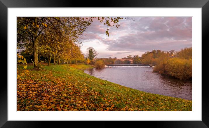Tadcaster Weir North Yorkshire Framed Mounted Print by Tim Hill