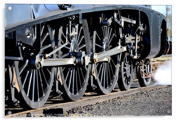 Sir Nigel Gresley  Acrylic by Random Railways